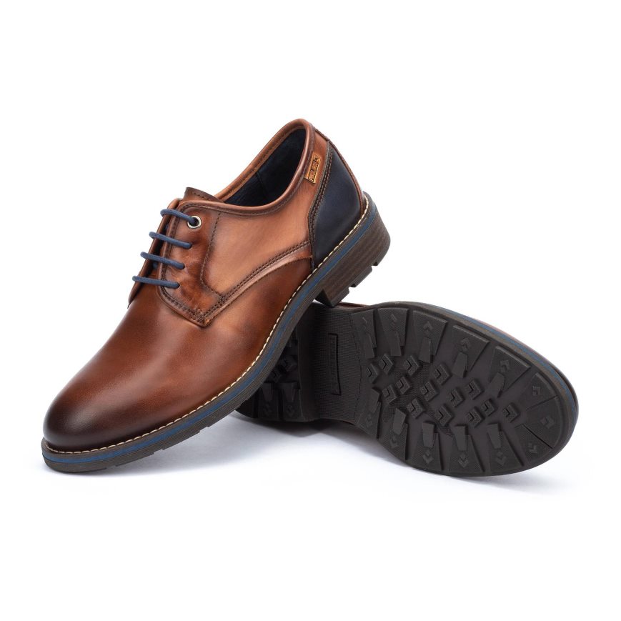 Men's Pikolinos YORK Casual Shoes Brown | NZ Y137905